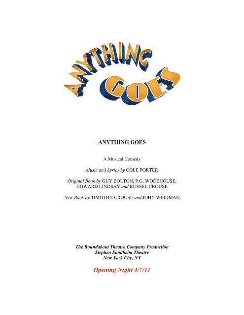 anything goes script
